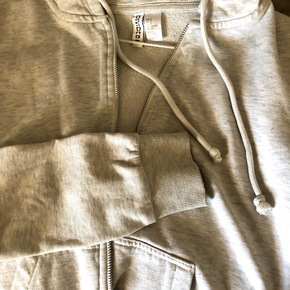 H&M basic zipper hoodie